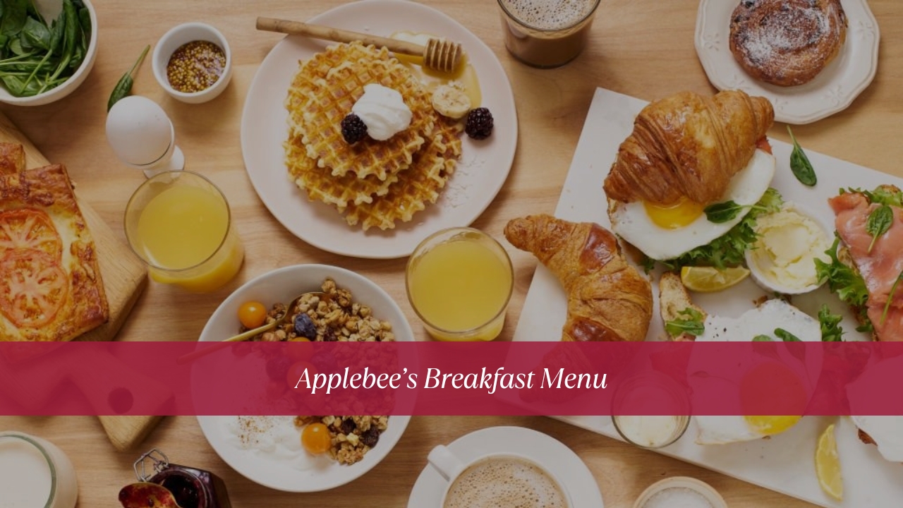 applebees breakfast
