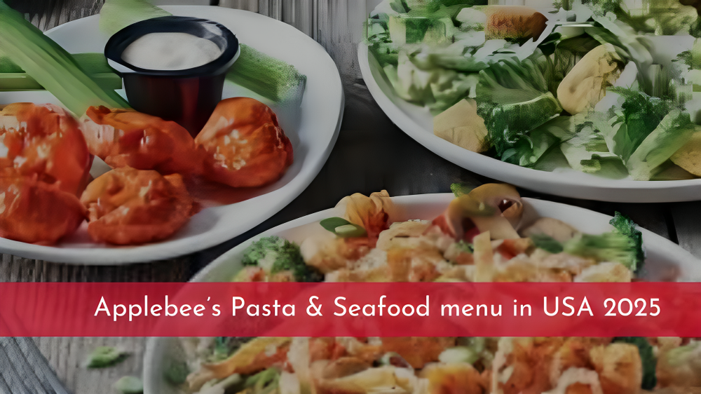 Applebee’s Pasta & Seafood menu