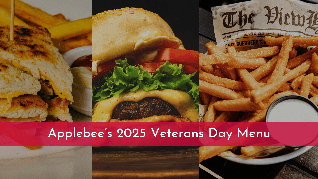 Applebee’s 2025 Veterans Day Menu