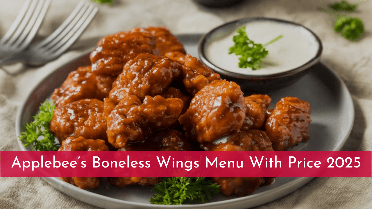 Applebee’s Boneless Wings: Prices, Flavors, and Menu Details!