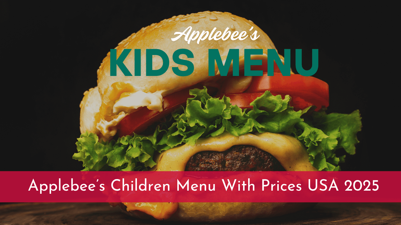 Applebee's Children Menu