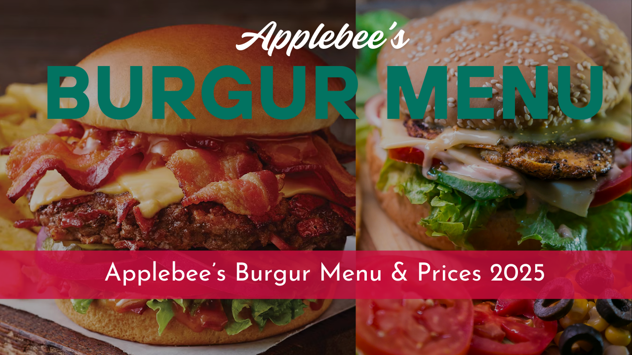 Applebee's Burgers Menu 2025
