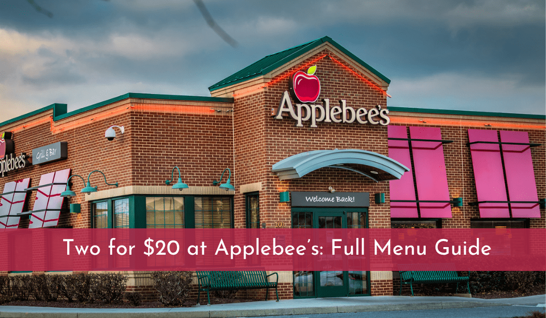Two for $20 at Applebee’s