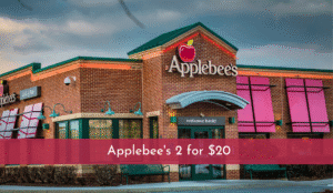 Applebee's 2 for $20